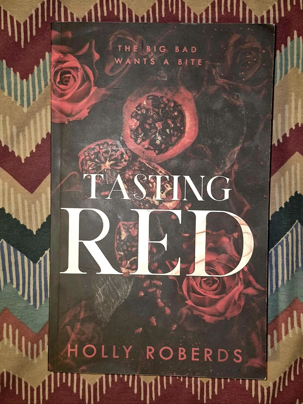 Tasting Red by Holly Roberds - Dark Floral Paperback